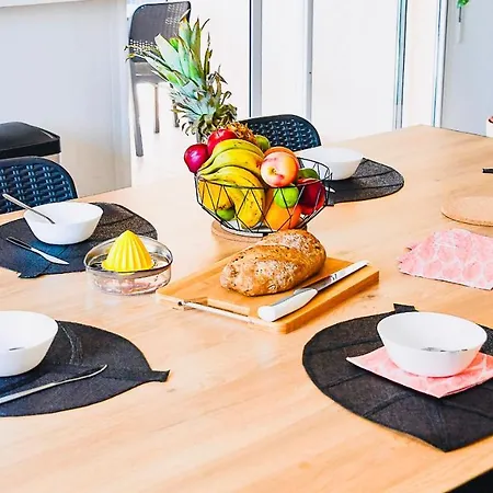 Appartamento Le Familia,t5 Avec Terrasse,parking Privé Et Clim, Idéal Famille Et Professionnels